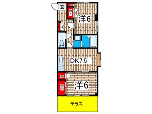 メイプルトンハウスの物件間取画像